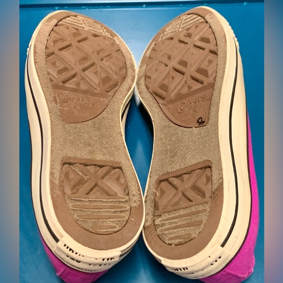 Women’s 7 EU 37.5 Converse All Star Chuck Taylor Double Tongue Patterned Shoes - Picture 14 of 16